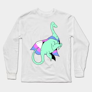 trans lochness monster Long Sleeve T-Shirt